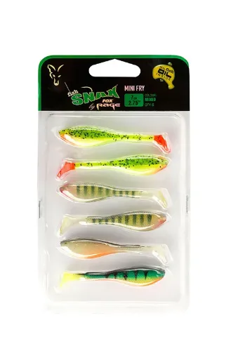 Fox Mixed Colour Lure Packs Mini Fry Mixed Colour 7cm x6