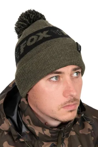 Fox Collection Bobble - Green & Black