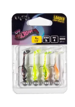 Fox Rage Ultra UV Micro Fry Mixed Colour Loaded Lure Pack