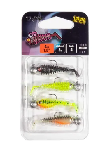 Fox Rage Ultra UV Micro Spikey Mixed Colour Loaded Lure Pack