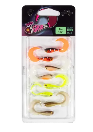 Fox Rage Micro Grub Mixed Colour Lure Pack