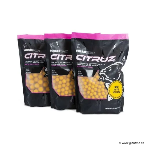 Citruz Boilies Yellow 12mm 1kg