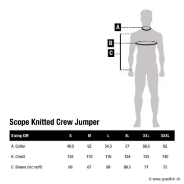 Scope Knitted Crew Jumper S