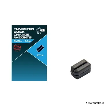 Tungsten Quick Change Weights Small