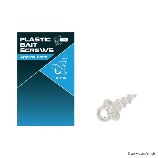 Plastic Bait Screws 8mm