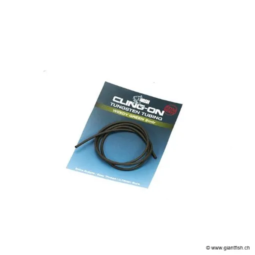 Cling-On Tungsten Tubing Weed Green 2m