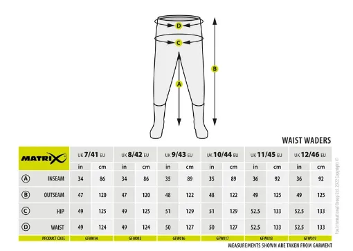 Matrix Matrix Lightweight Waist Wader