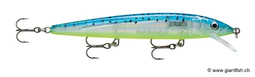 Leurre De Pêche Rapala Husky Jerk HJ08 - Couleur Minnow (MN) - Suspension Neutre