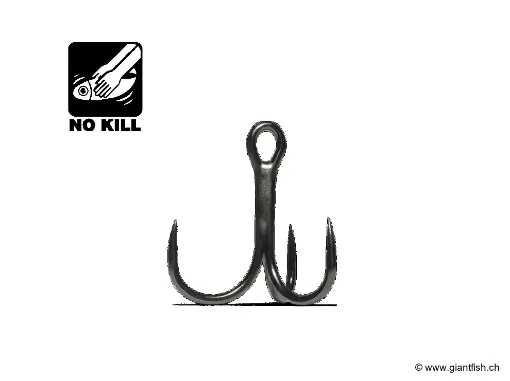 TREBLE HOOK 7547 BBN X5   1/0