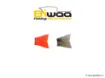 BIWAA Spare tails for STROUT 3.5" 2 colors : #RT01 Red & Smoke