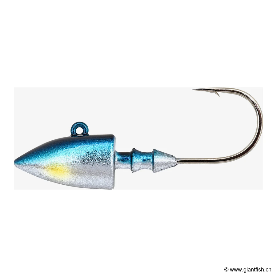 Lot De 3 Têtes Plombées De Pêche Madness Bakuree Head - 6g, Hameçon N°1/0, Couleur Orange - Pour Leurres Souples