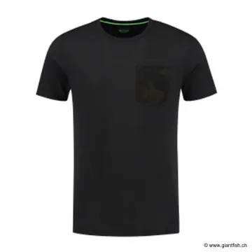 T-Shirt Korda Kamo Pocket Tee Black S - Noir