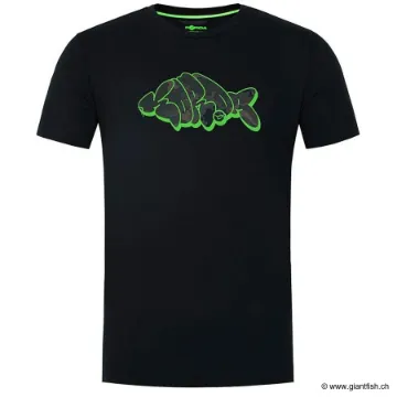 T-Shirt Korda T-shirt Outline Tee Black - Noir