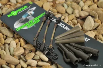 Clip Plomb & Manchon Korda COG Booms Flat Lead