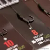 Bild von Bas de Ligne Monté Korda N-Trap DF Rig Size 8 Wide Gape Barbless 20 lbs
