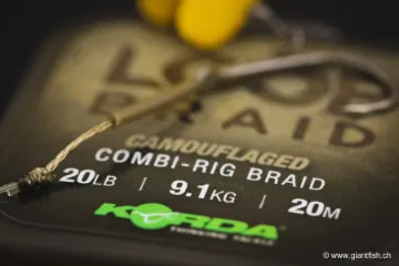 Tresse à Bas de Ligne Korda Loop Braid - 20 lbs - 20 m