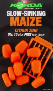 Maïs Flottant Korda Slow Sinking Maize Citrus Zing Orange