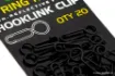 Immagine di Attacco Terminale Korda Ring Clip Rig Bitz - confezione da 20