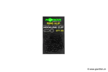Attache Bas de Ligne Korda Ring Clip Rig Bitz - par 20
