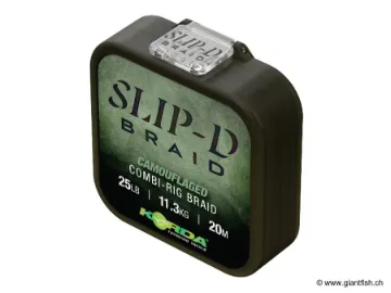 Tresse Korda Slip-D Braid 25 lbs - 20 m