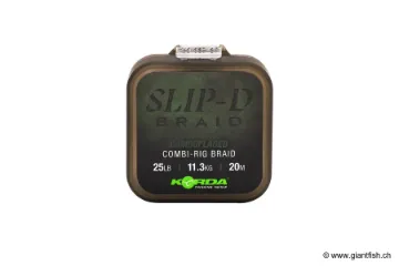 Tresse Korda Slip-D Braid 25 lbs - 20 m