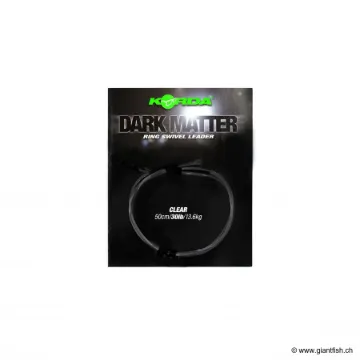 Leader Korda Dark Matter Ring Swivel Weed - 50 cm
