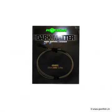 Leader Korda Dark Matter Ring Swivel Weed - 50 cm