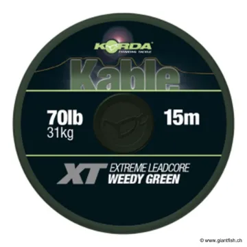 Korda Kable XT Extreme Leadcore 70lb 15m