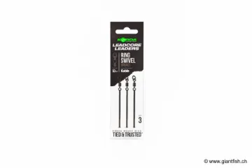 Korda Kable Leadcore Leader Ring Swivel 50cm