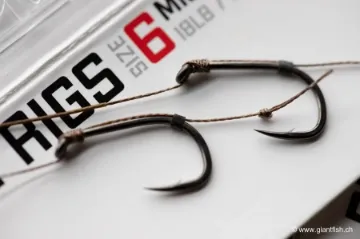 Bas de Ligne Monté Korda Basix Hair Rigs Wide Gape - par 2