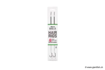 Bas de Ligne Monté Korda Basix Hair Rigs Wide Gape - par 2