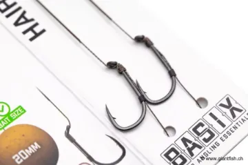 Bas de Ligne Monté Korda Basix Hair Rigs Wide Gape - par 2