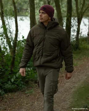 Veste Homme Korda Insulated Hooded Jacket - Dark Olive
