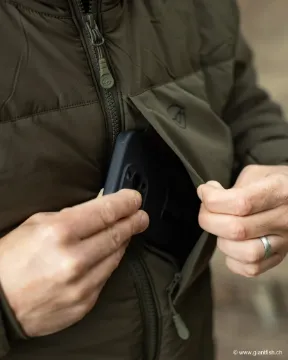 Veste Homme Korda Insulated Hooded Jacket - Dark Olive