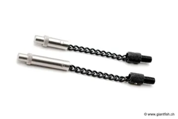 Chaîne pour Indicateurs Korda Black Stainless Chain with Adaptor