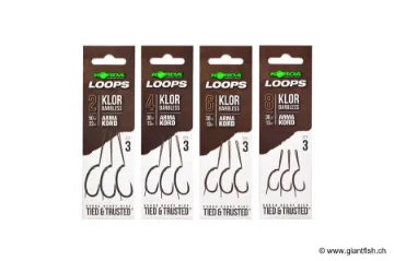 Bas de Ligne Monté Korda Loop Rigs Klor 2