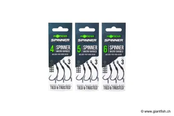 Hameçon Korda Spinner Hook Sections Spinner - par 3