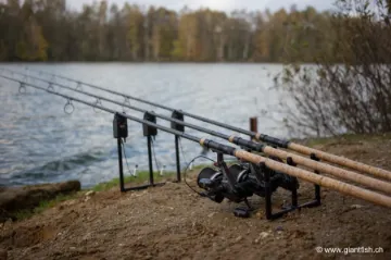 Support Détecteur Korda Singlez Upright Aluminium Black - Noir