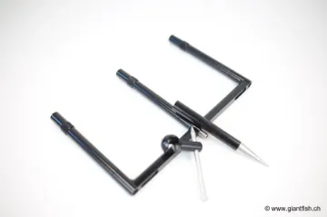 Buzz Bar Korda Singlez 3 Rods Buzzbar Aluminium Black - Noire