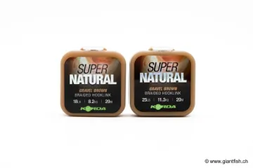 Tresse Bas de Ligne Korda Super Natural Gravel Brown