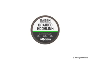 Basix Braided Hooklink 18lb 10m