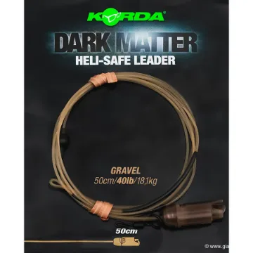 Dark Matter Leader Heli Safe Gravel 40lb 50cm