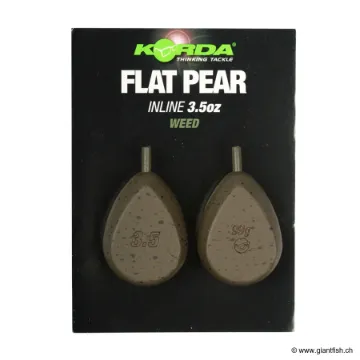 Plomb Korda Flat Pear Inline - par 2
