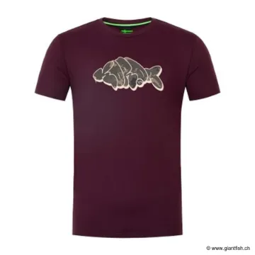 T-Shirt Korda Outline Tee Burgundy