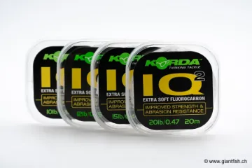 Fluorocarbone Korda IQ Extra Soft Fluorocarbon Hooklink - 20 m