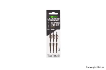 Leadcore Korda Kable Leadcore Leader Hybrid Lead Clip QC Swivel