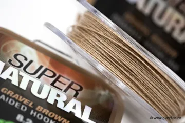 Tresse Bas de Ligne Korda Super Natural Gravel Brown