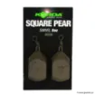 Image de Plomb Korda Square Pear Swivel - par 2