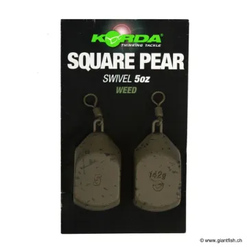 Plomb Korda Square Pear Swivel - par 2