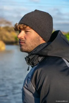 Bonnet Guru Skullcap Beanie Black/Grey Beanie - Noir